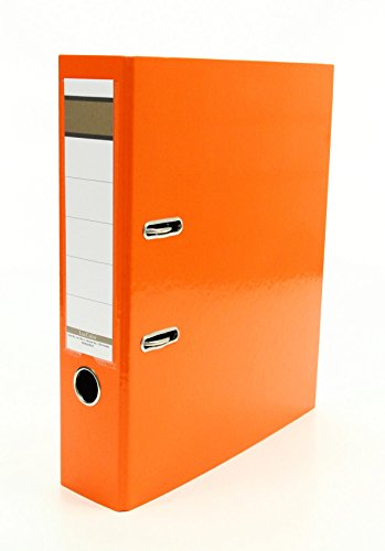 Livepac Caribic Glanz-Ordner / DIN A4 / 75mm breit / Farbe: orange von Livepac Office