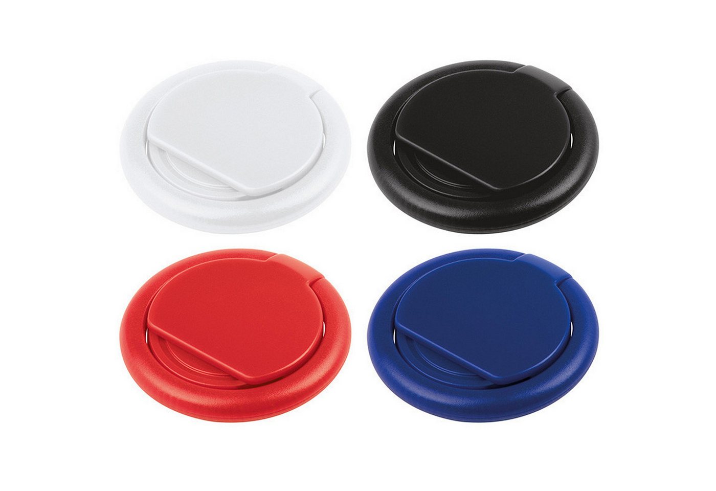 Easy Gifts 4x Handyhalter / Farbe: je 1x schwarz, blau, rot und weiß Handy-Halterung Easy Gifts 4x Handyhalter / Farbe: je 1x schwarz, blau, rot und weiß Handy-Halterung von Easy Gifts