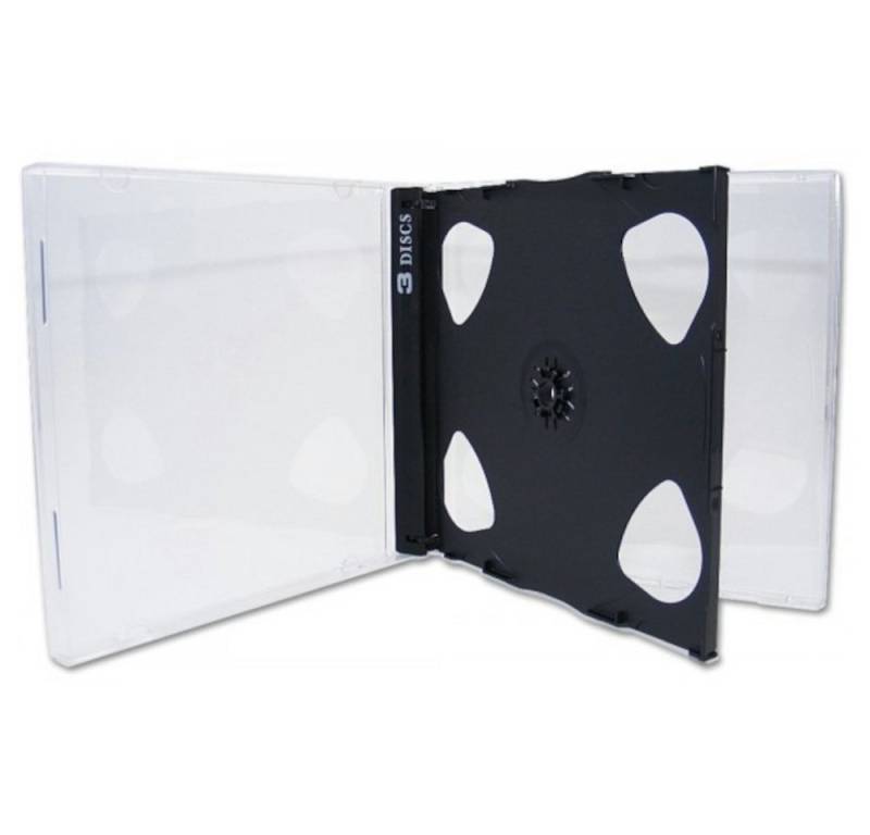 Sauerwald CD-Hülle 10x 3er 3fach DVD CD Hüllen jewelcase von Sauerwald
