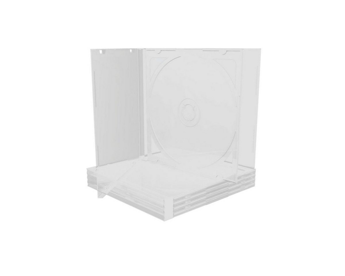 Mediarange CD-Hülle 100 DVD CD Hüllen / 2fach 2er doppel Jewelcase / transparent Mediarange CD-Hülle 100 DVD CD Hüllen / 2fach 2er doppel Jewelcase / transparent von Mediarange