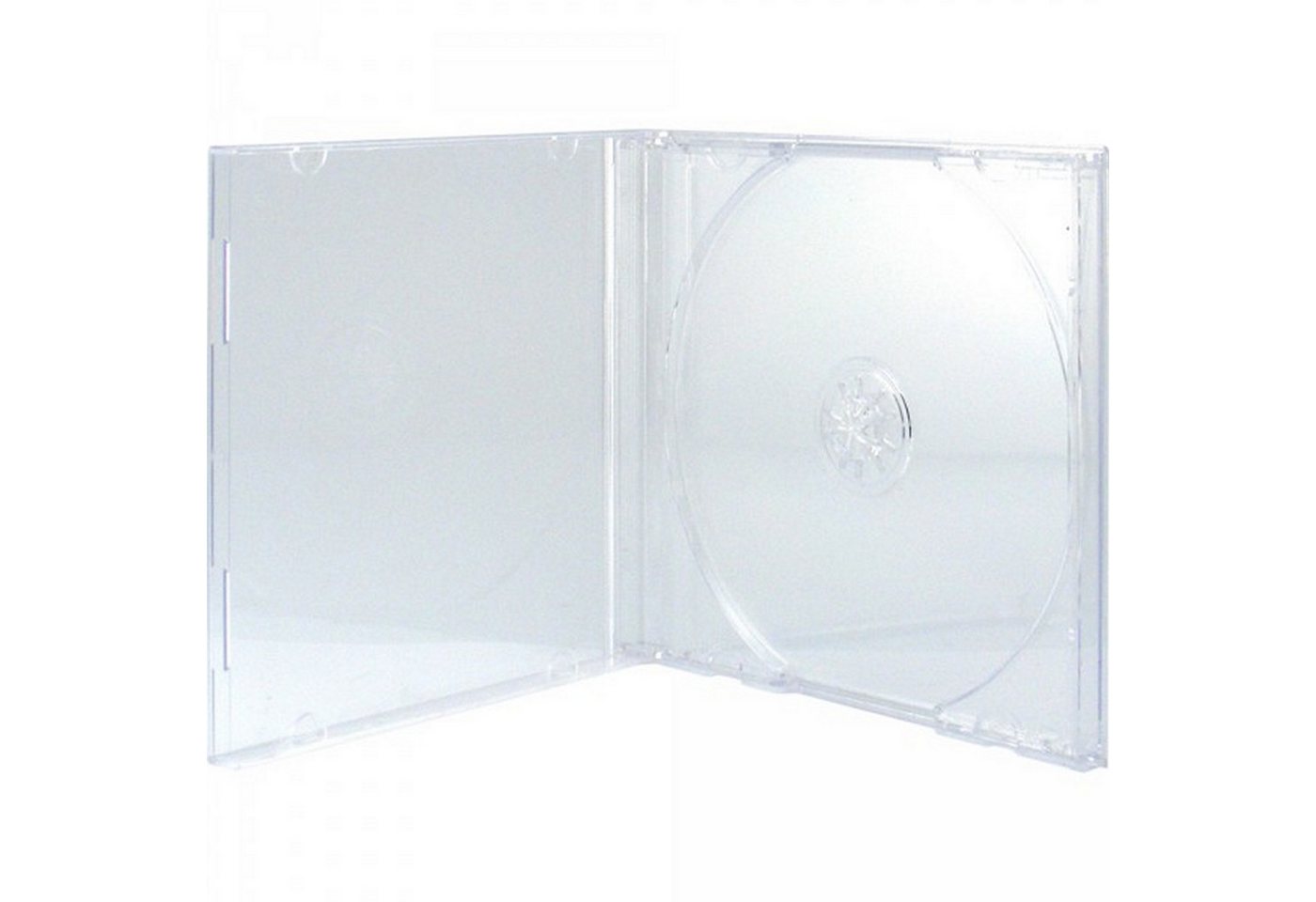 Livepac Office CD-Hülle 100 DVD CD Hüllen Jewelcase transparent von Livepac Office