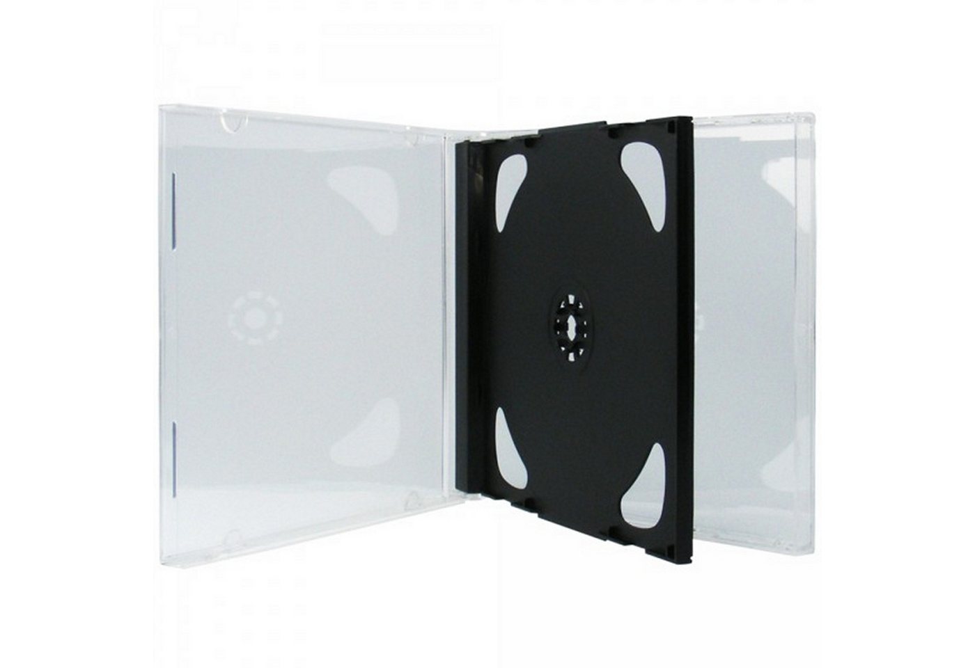 Livepac Office CD-Hülle 100 XLayer DVD CD Hüllen 2fach 2er doppel Jewelcase black von Livepac Office