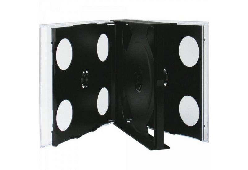 Sauerwald CD-Hülle 3 DVD CD Hüllen 6fach 6er Jewelcases professional von Sauerwald
