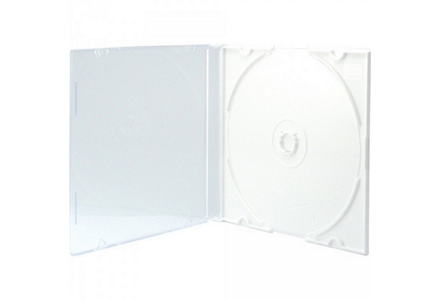 Livepac Office CD-Hülle 75 Xlayer DVD CD Hüllen Single slimcase professional weiß von Livepac Office