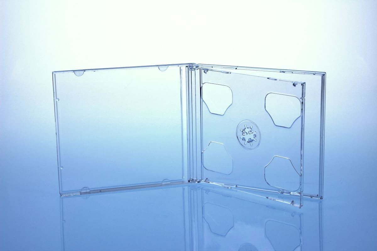 Sauerwald CD-Hülle CD/DVD Hülle / 2er 2fach Jewelcase für 2 Disc / glasklar transparent Sauerwald CD-Hülle CD/DVD Hülle / 2er 2fach Jewelcase für 2 Disc / glasklar transparent von Sauerwald
