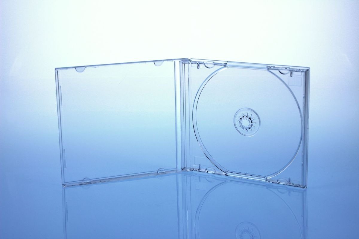 Livepac Office CD-Hülle CD/DVD Jewelcase Hüllen für 1 Disc / glasklar/transparent von Livepac Office