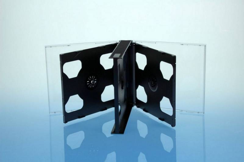 Sauerwald CD-Hülle DVD CD Hülle 6fach 6er Jewelcase / Multibox von Sauerwald