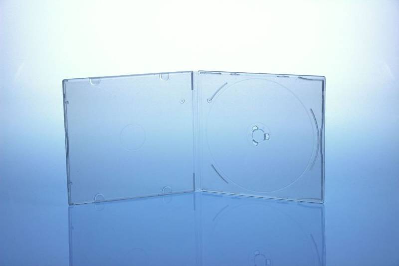Sauerwald DVD-Hülle 10 CD/DVD Hüllen unzerbrechlich / transparent ultraklar / slimcase von Sauerwald