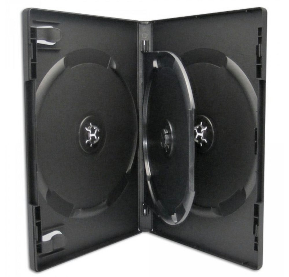 Sauerwald DVD-Hülle 10 DVD CD Hüllen 3fach 3er-DVD-Box schwarz professional Sauerwald DVD-Hülle 10 DVD CD Hüllen 3fach 3er-DVD-Box schwarz professional von Sauerwald