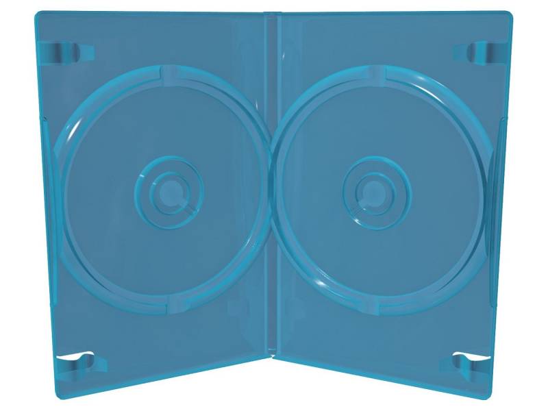 Mediarange DVD-Hülle 25 Doppel Bluray Hüllen 2er 2fach Blu Ray von Mediarange