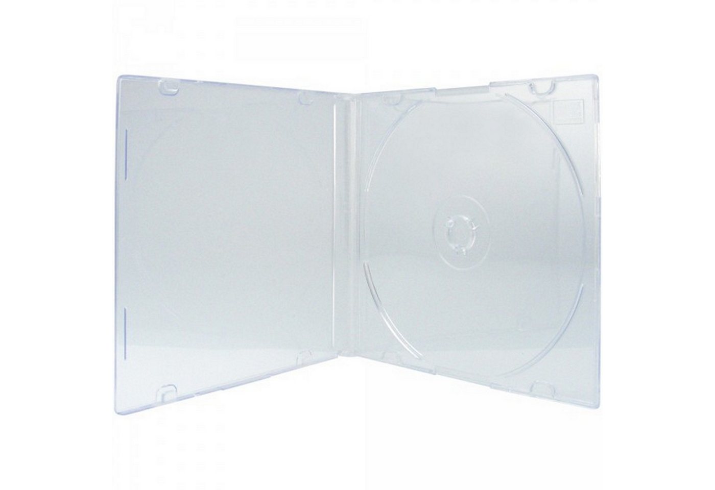 Livepac Office DVD-Hülle 25 XLayer DVD CD Hüllen Single transparent matt slimcase von Livepac Office