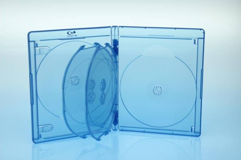 Sauerwald DVD-Hülle 5 BluRay 6er BD Hüllen / 15mm / geeignet für 6 Datenträger von Sauerwald