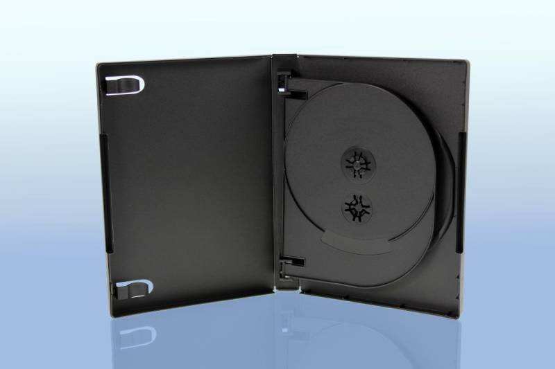 Livepac Office DVD-Hülle 5 DVD Hüllen / 5fach 5er DVD Box / schwarz von Livepac Office