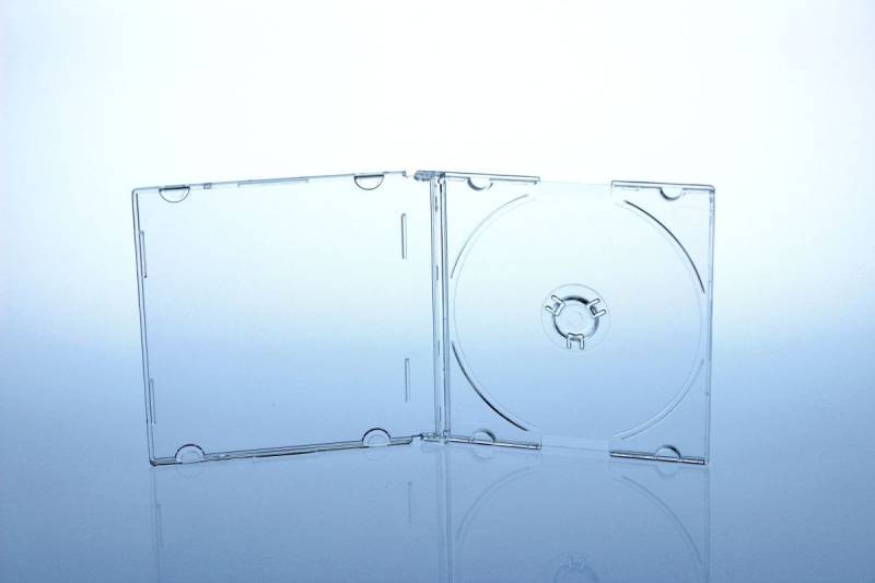 Sauerwald DVD-Hülle 5 Mini DVD CD Hüllen 8cm slimcase clear von Sauerwald