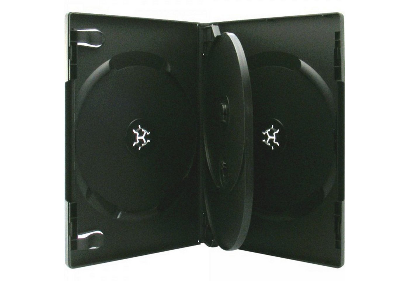 Sauerwald DVD-Hülle 5 Xlayer DVD CD Hüllen 4fach 4er-DVD-Box schwarz professional Sauerwald DVD-Hülle 5 Xlayer DVD CD Hüllen 4fach 4er-DVD-Box schwarz professional von Sauerwald