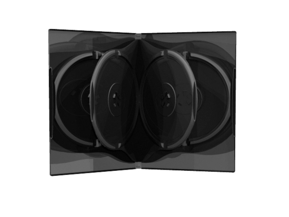 Mediarange DVD-Hülle 50 DVD CD Hüllen 6fach 6er-DVD-Box 21mm schwarz Mediarange DVD-Hülle 50 DVD CD Hüllen 6fach 6er-DVD-Box 21mm schwarz von Mediarange