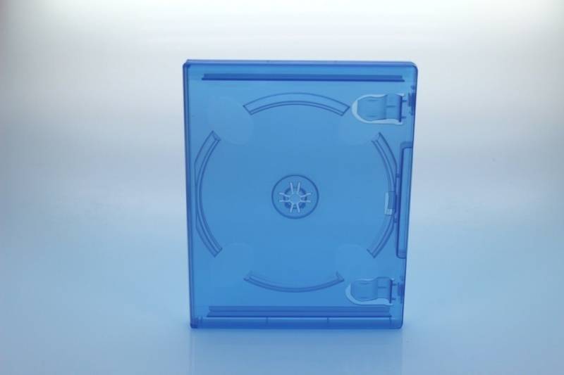 Sauerwald DVD-Hülle 5x Playstation 4 Ersatz Hülle / Farbe: blau transparent von Sauerwald