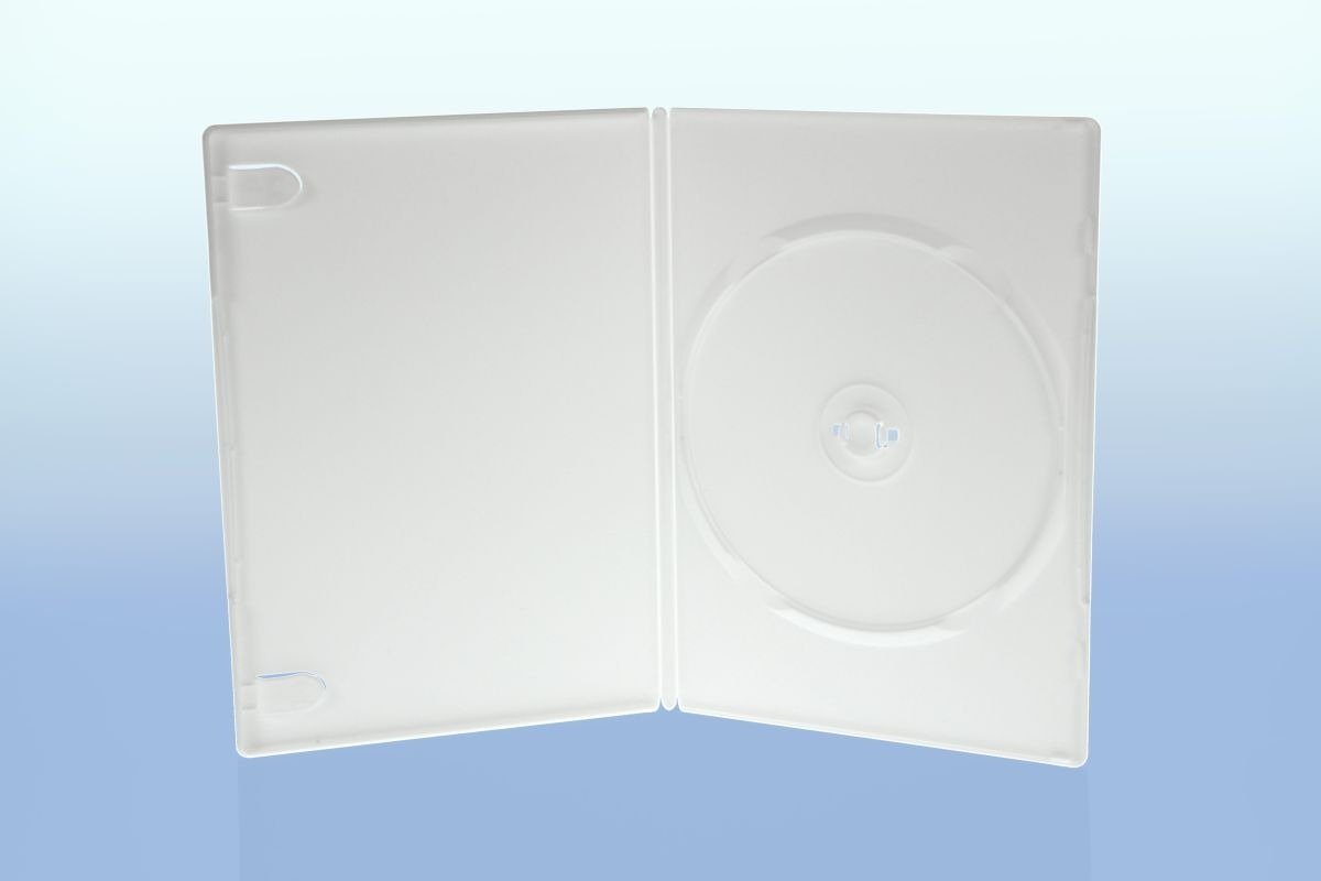 Livepac Office DVD-Hülle 8 DVD Hüllen slimline / Farbe: weiß / DVD Box für 1 Disc von Livepac Office