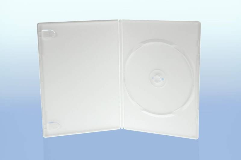 Livepac Office DVD-Hülle 8 DVD Hüllen slimline / Farbe: weiß / DVD Box für 1 Disc von Livepac Office
