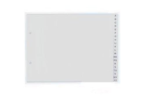 Ordner Register A-Z / DIN A4 / halbe Höhe / 20tlg. / aus PP Ordner Register A-Z / DIN A4 / halbe Höhe / 20tlg. / aus PP von Livepac-Office