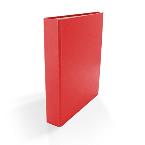 Ringbuch / DIN A5 / 4-Ring Ordner / Farbe: rot von Livepac Office