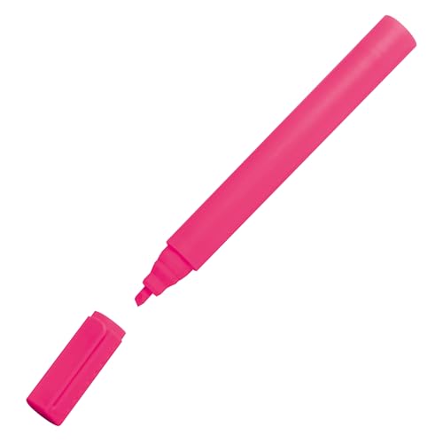 XXL Textmarker / Größe: ø 2,2 x 22,6 cm / Farbe: pink von Livepac-Office