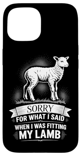 Lamm Show Lamm Viehzucht Show Lammshow Hülle für iPhone 15 von Livestock Show Gifts | Lamb Show Gifts
