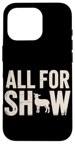 Lamm Show Lamm Viehzucht Show Lammshow Hülle für iPhone 16 Pro von Livestock Show Gifts | Lamb Show Gifts