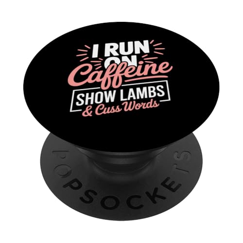 Lamm Show Lamm Viehzucht Show Lammshow PopSockets Klebender PopGrip von Livestock Show Gifts | Lamb Show Gifts