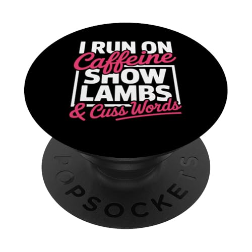 Lamm Show Lamm Viehzucht Show Lammshow PopSockets Klebender PopGrip von Livestock Show Gifts | Lamb Show Gifts