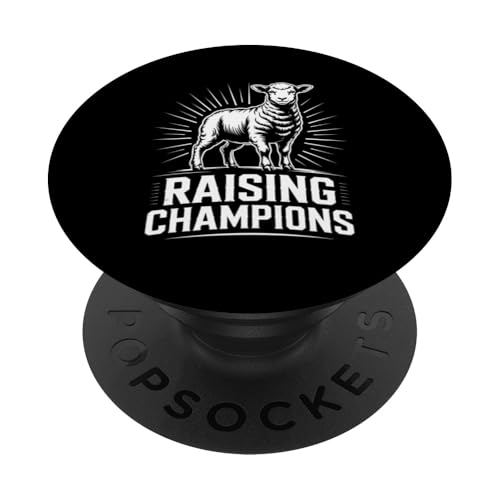 Lamm Show Lamm Viehzucht Show Lammshow PopSockets Klebender PopGrip von Livestock Show Gifts | Lamb Show Gifts