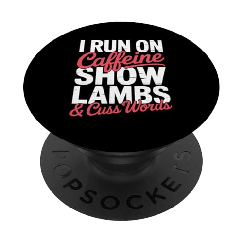 Lamm Show Lamm Viehzucht Show Lammshow PopSockets Klebender PopGrip von Livestock Show Gifts | Lamb Show Gifts