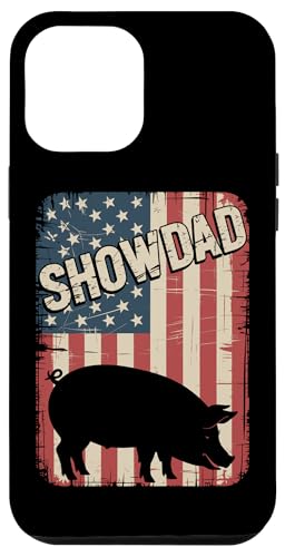 Papa Pig Show Vieh Show Papa Hülle für iPhone 12 Pro Max von Livestock Show Gifts | Pig Show Gifts
