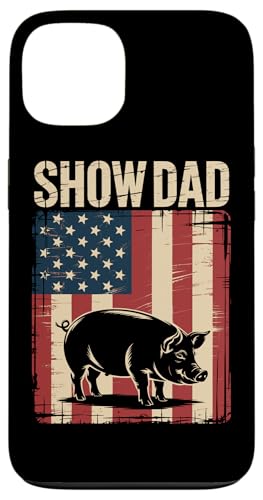 Papa Pig Show Vieh Show Papa Hülle für iPhone 13 von Livestock Show Gifts | Pig Show Gifts