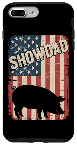Papa Pig Show Vieh Show Papa Hülle für iPhone 7 Plus/8 Plus von Livestock Show Gifts | Pig Show Gifts