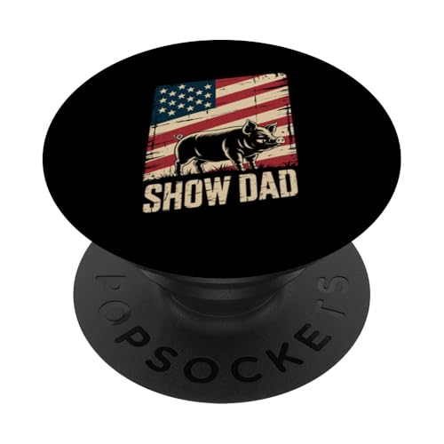 Papa Pig Show Vieh Show Papa PopSockets Klebender PopGrip Papa Pig Show Vieh Show Papa PopSockets Klebender PopGrip von Livestock Show Gifts | Pig Show Gifts