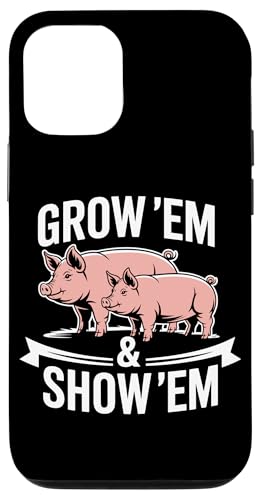 Pig Show Schwein Vieh Show Pig Show Hülle für iPhone 12/12 Pro von Livestock Show Gifts | Pig Show Gifts
