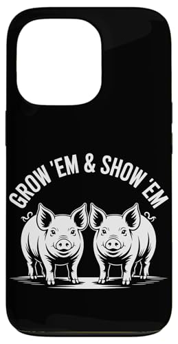 Pig Show Schwein Vieh Show Pig Show Hülle für iPhone 13 Pro von Livestock Show Gifts | Pig Show Gifts