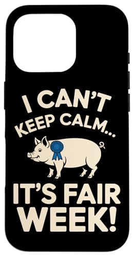 Pig Show Schwein Vieh Show Pig Show Hülle für iPhone 16 Pro von Livestock Show Gifts | Pig Show Gifts