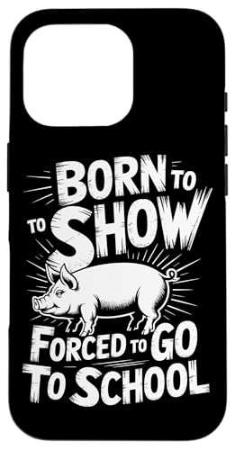Pig Show Schwein Vieh Show Pig Show Hülle für iPhone 16 Pro von Livestock Show Gifts | Pig Show Gifts