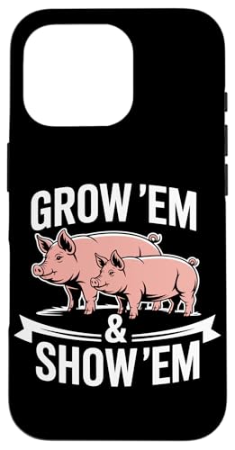 Pig Show Schwein Vieh Show Pig Show Hülle für iPhone 16 Pro von Livestock Show Gifts | Pig Show Gifts