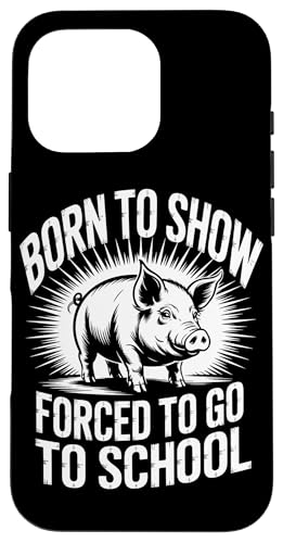 Pig Show Schwein Vieh Show Pig Show Hülle für iPhone 16 Pro von Livestock Show Gifts | Pig Show Gifts