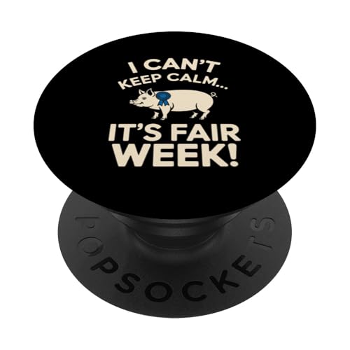 Pig Show Schwein Vieh Show Pig Show PopSockets Klebender PopGrip von Livestock Show Gifts | Pig Show Gifts