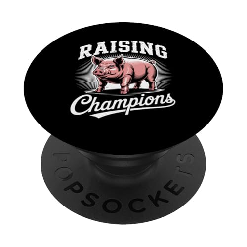 Pig Show Schwein Vieh Show Pig Show PopSockets Klebender PopGrip von Livestock Show Gifts | Pig Show Gifts