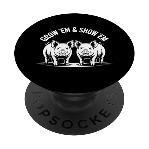 Pig Show Schwein Vieh Show Pig Show PopSockets Klebender PopGrip Pig Show Schwein Vieh Show Pig Show PopSockets Klebender PopGrip von Livestock Show Gifts | Pig Show Gifts