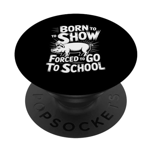 Pig Show Schwein Vieh Show Pig Show PopSockets Klebender PopGrip von Livestock Show Gifts | Pig Show Gifts
