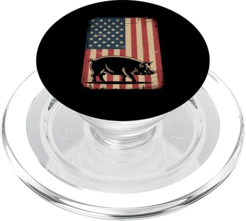 Pig Show Schwein Vieh Show Pig Show PopSockets PopGrip für MagSafe von Livestock Show Gifts | Pig Show Gifts