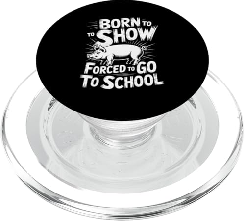 Pig Show Schwein Vieh Show Pig Show PopSockets PopGrip für MagSafe von Livestock Show Gifts | Pig Show Gifts