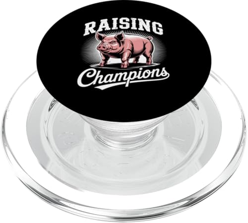 Pig Show Schwein Vieh Show Pig Show PopSockets PopGrip für MagSafe von Livestock Show Gifts | Pig Show Gifts