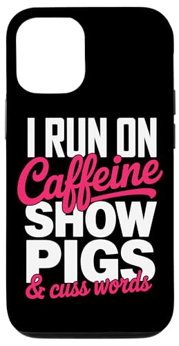 Show Mom Pig Show Vieh Pig Show Hülle für iPhone 12/12 Pro von Livestock Show Gifts | Pig Show Gifts